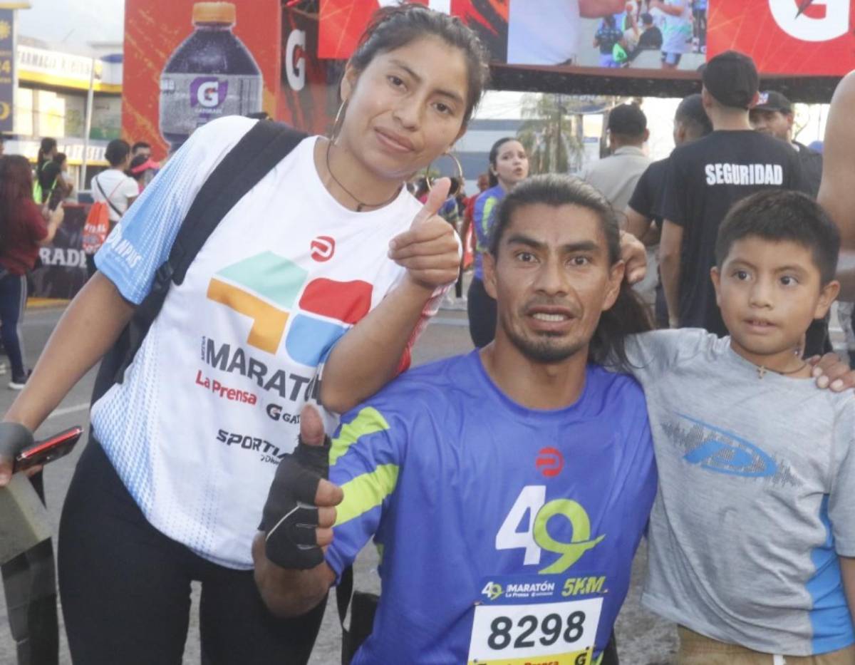 Juan Ángel Orellana, de Intibucá, primer lugar de categorías especiales en la Maratón de LA PRENSA