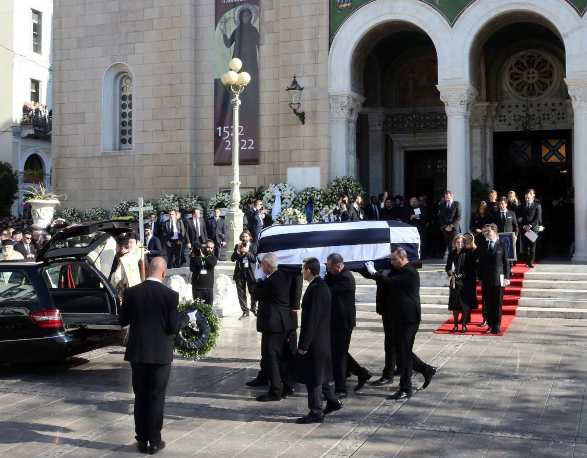 La realeza europea despide al exrey Constantino de Grecia