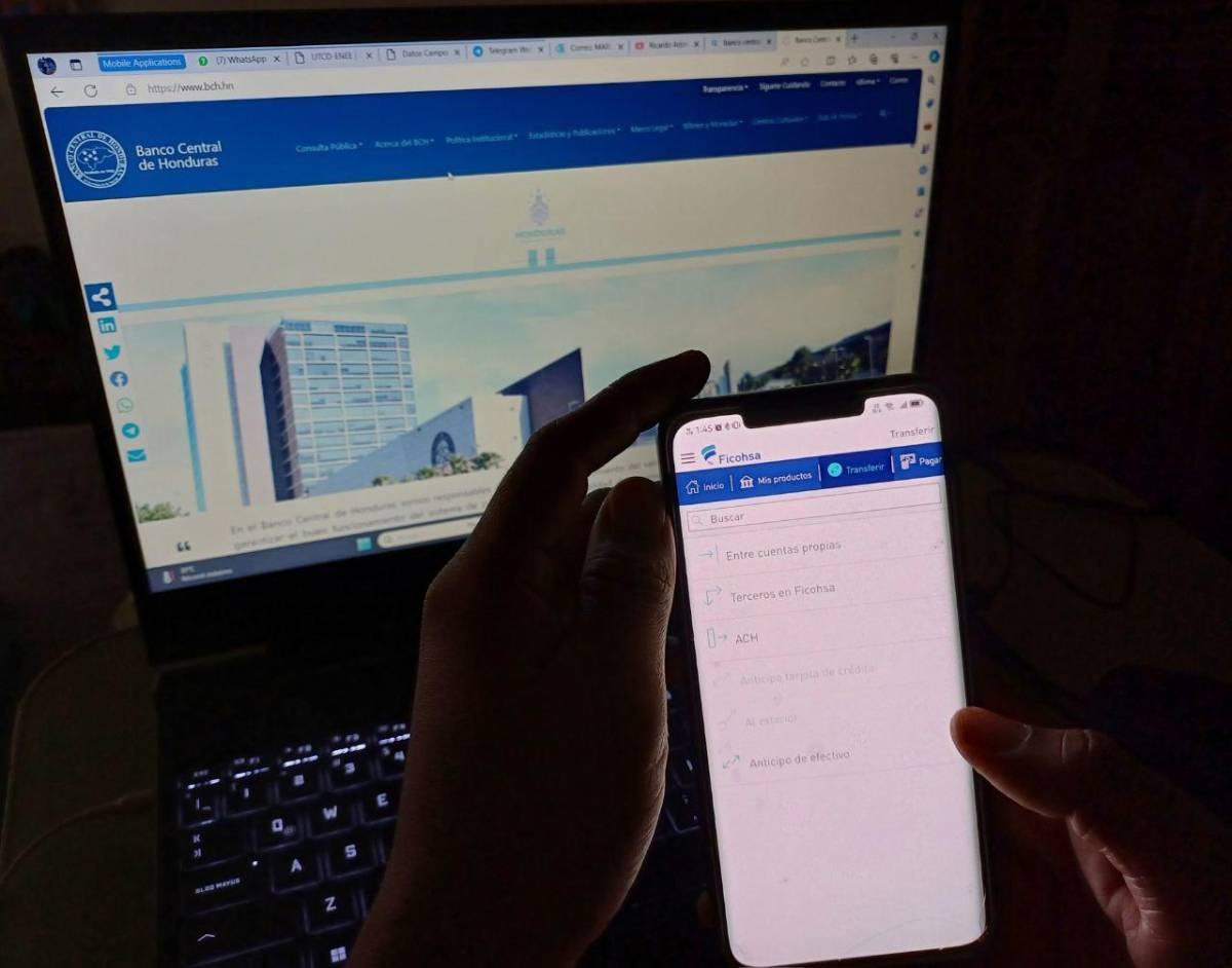 Las transacciones electrónicas en la banca crecen 27% en Honduras