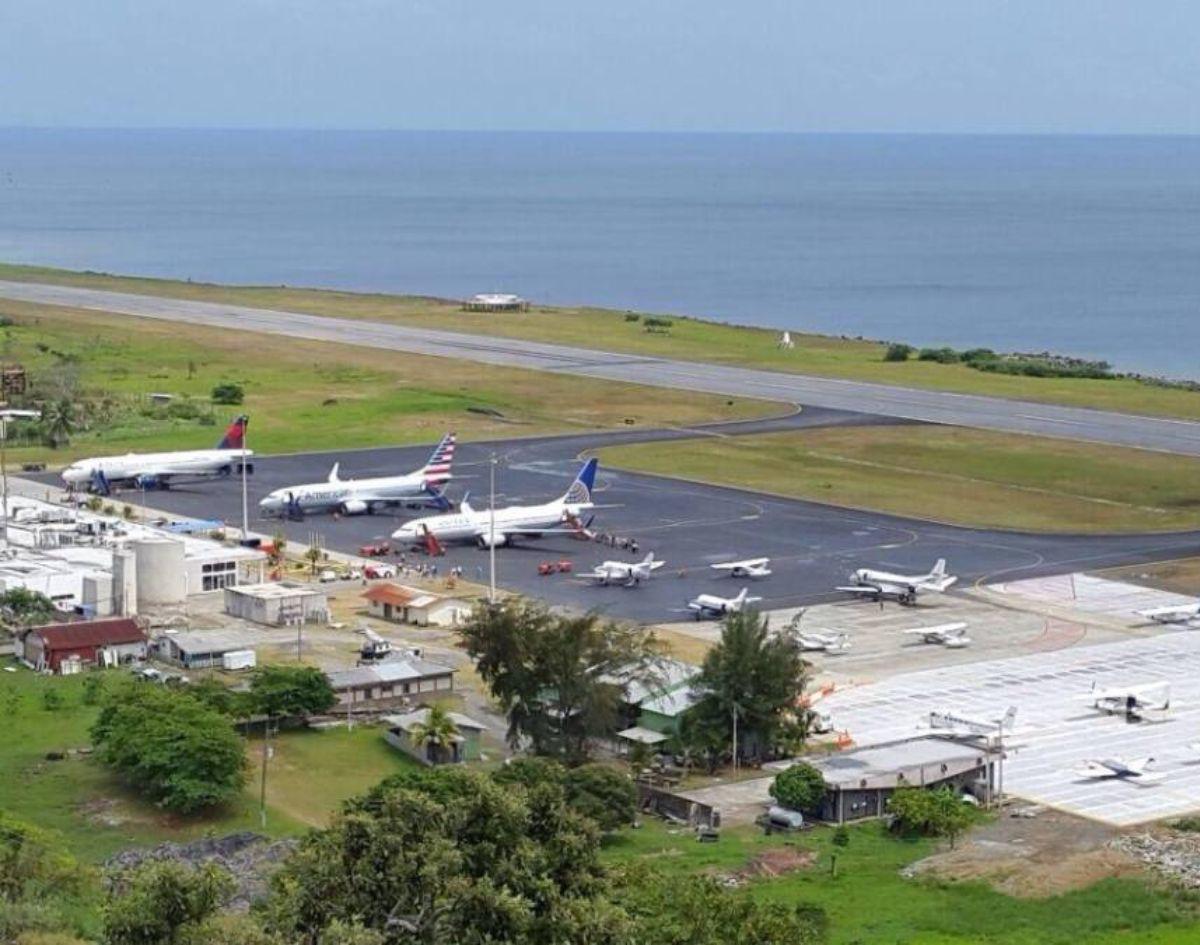 Aeropuerto de Roatán está en remodelación: ampliarán la pista