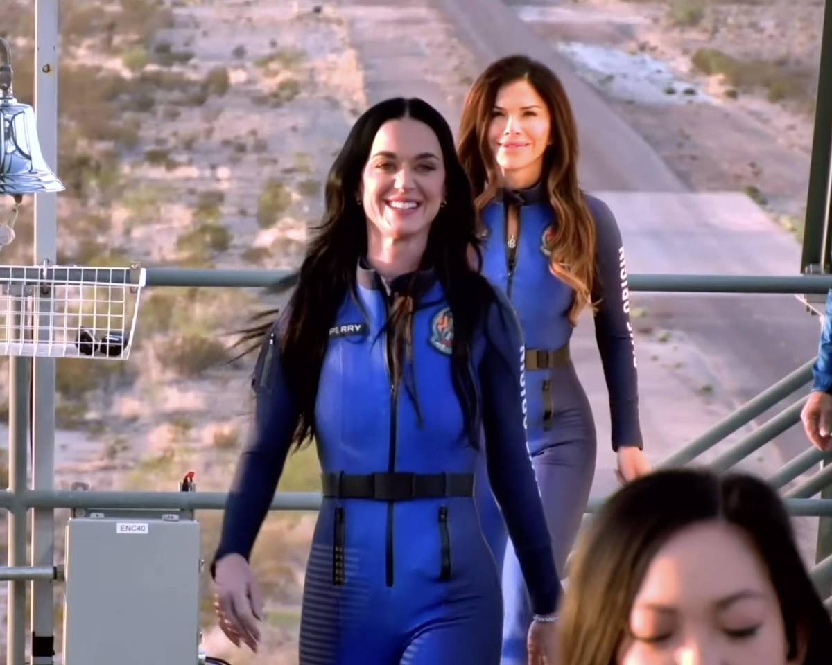 Katy Perry y Lauren Sánchez viajan al espacio en la primera misión femenina de Blue Origin
