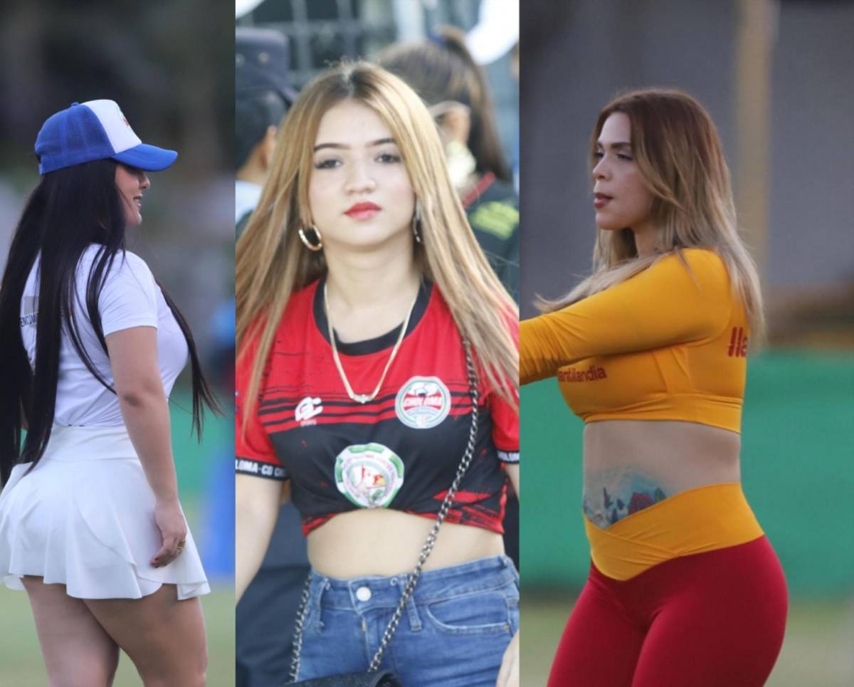 Choloma vs Olimpia: Las mujeres más hermosas del partido; Ana sorprendió