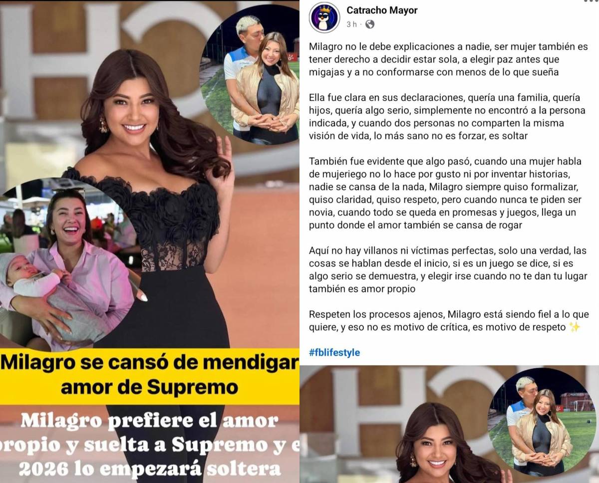 Milagro Flores sobre su vínculo con Supremo: Para mí nunca fue un show