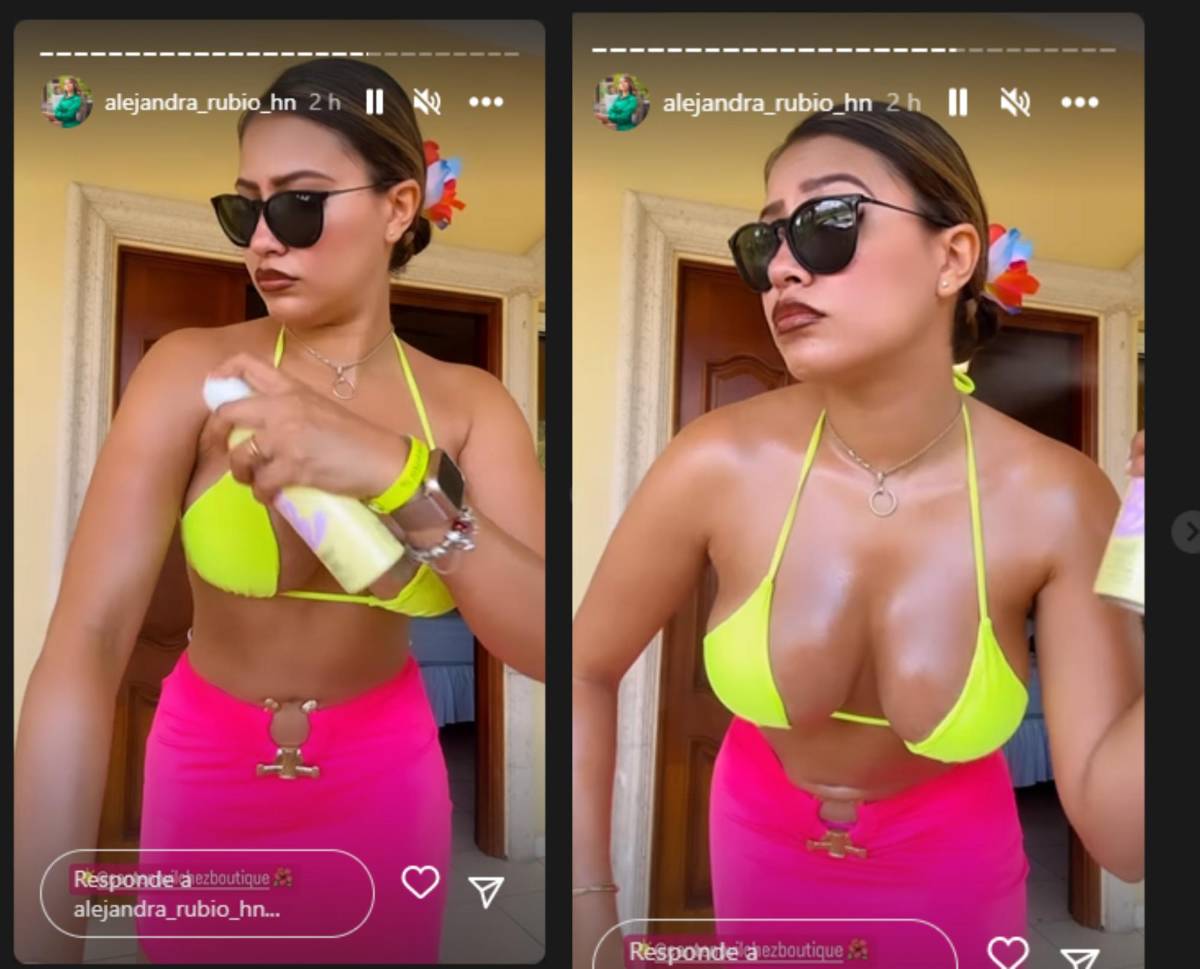 Alejandra Rubio y su bikinazo de infarto en las playas de Tela