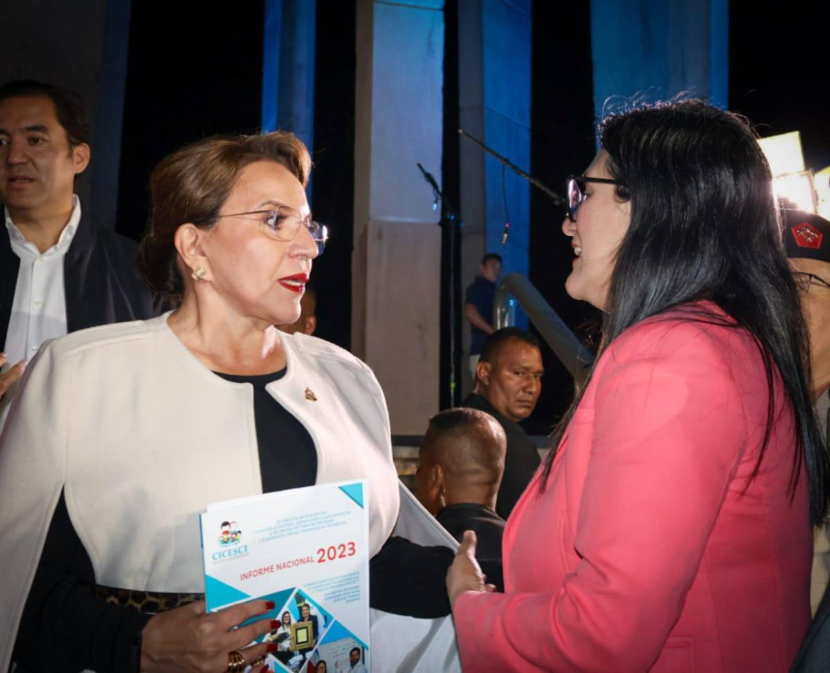 Xiomara Castro aplaude labor de la Cicesct contra la trata de personas