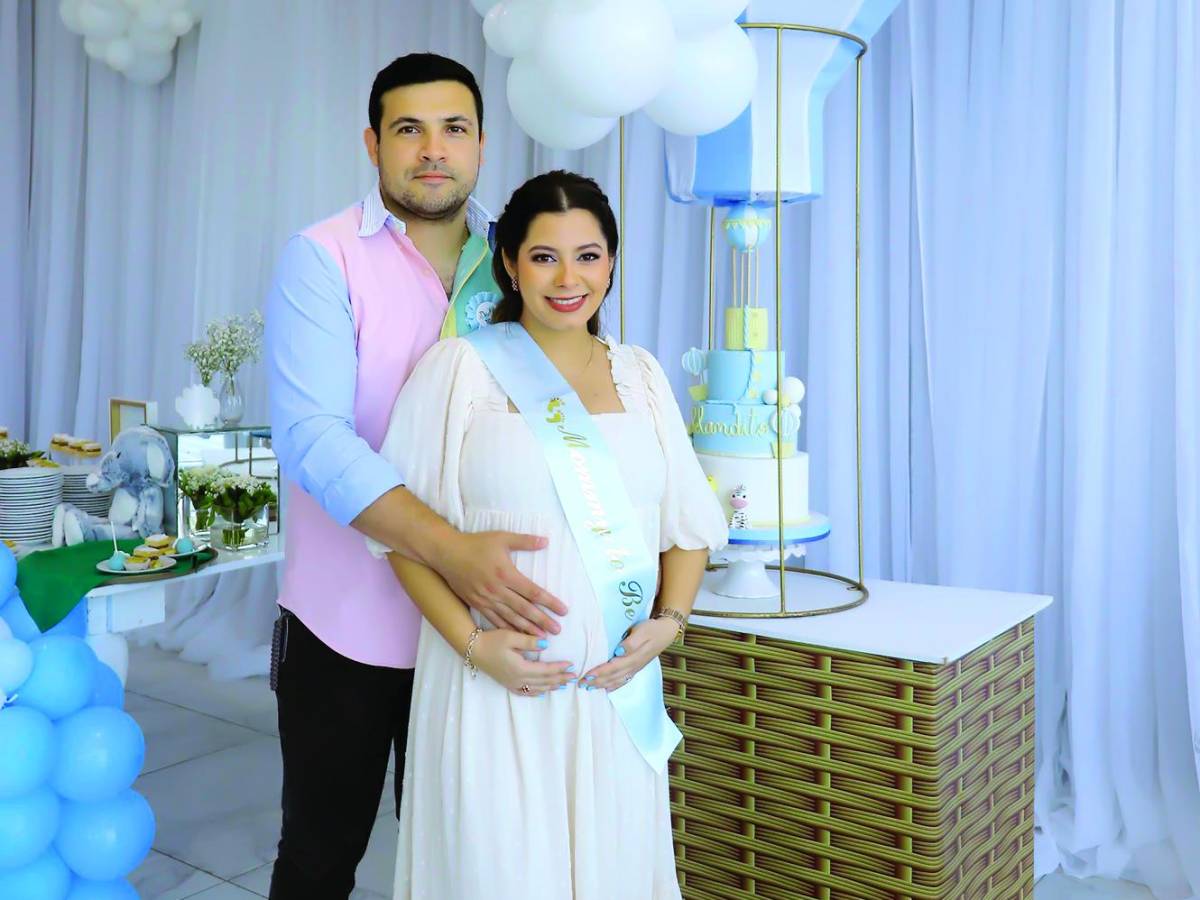 Baby shower para el primogénito de Sadia y Rolando Martínez