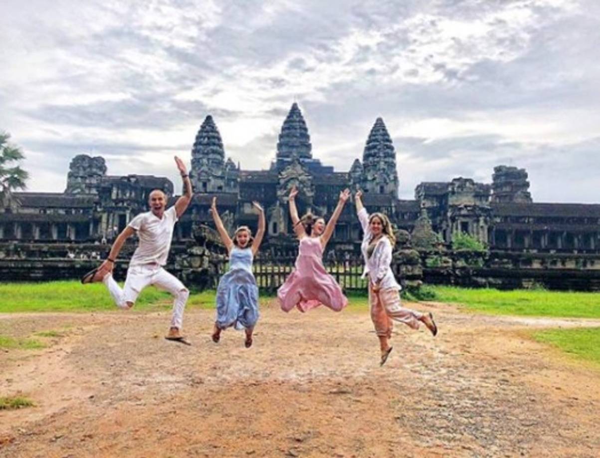 Legarreta ha estado compartiendo fotos en las redes sociales de sus vacaciones.