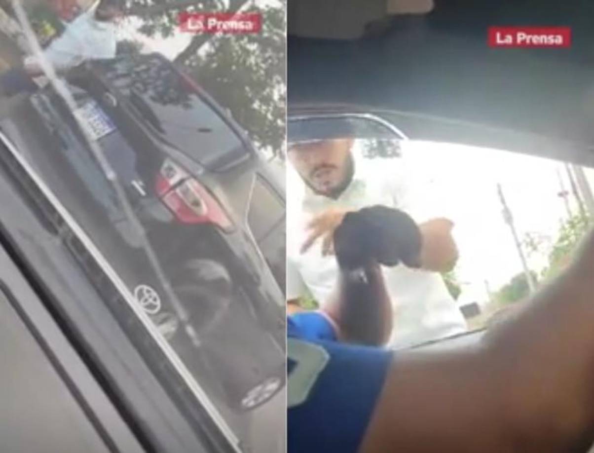 El hombre que se bajó la camioneta se agarra con su mano derecha lo que supone ser una arma de fuego. “Vos sos es el que venís loqueando”, se acusan ambos. “Solo te digo... porque andás con esos niños”, lo amenaza y luego se retira. “A mi tío mándeselo para que lo queme en Tiktok”, se escucha al fondo en donde también se ha evidenciado que va una mujer.