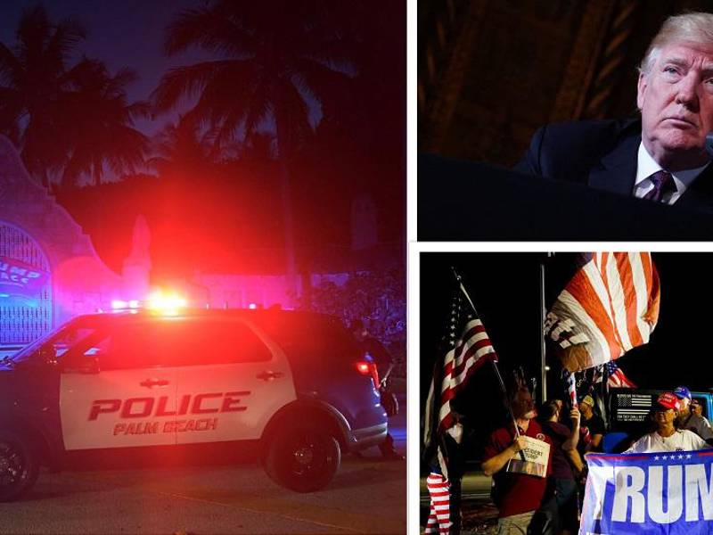 El expresidente de Estados Unidos, Donald Trump, denunció el lunes por la noche que su residencia en Florida estaba siendo “allanada” por agentes del FBI en lo que calificó como un acto de “mala conducta procesal”.