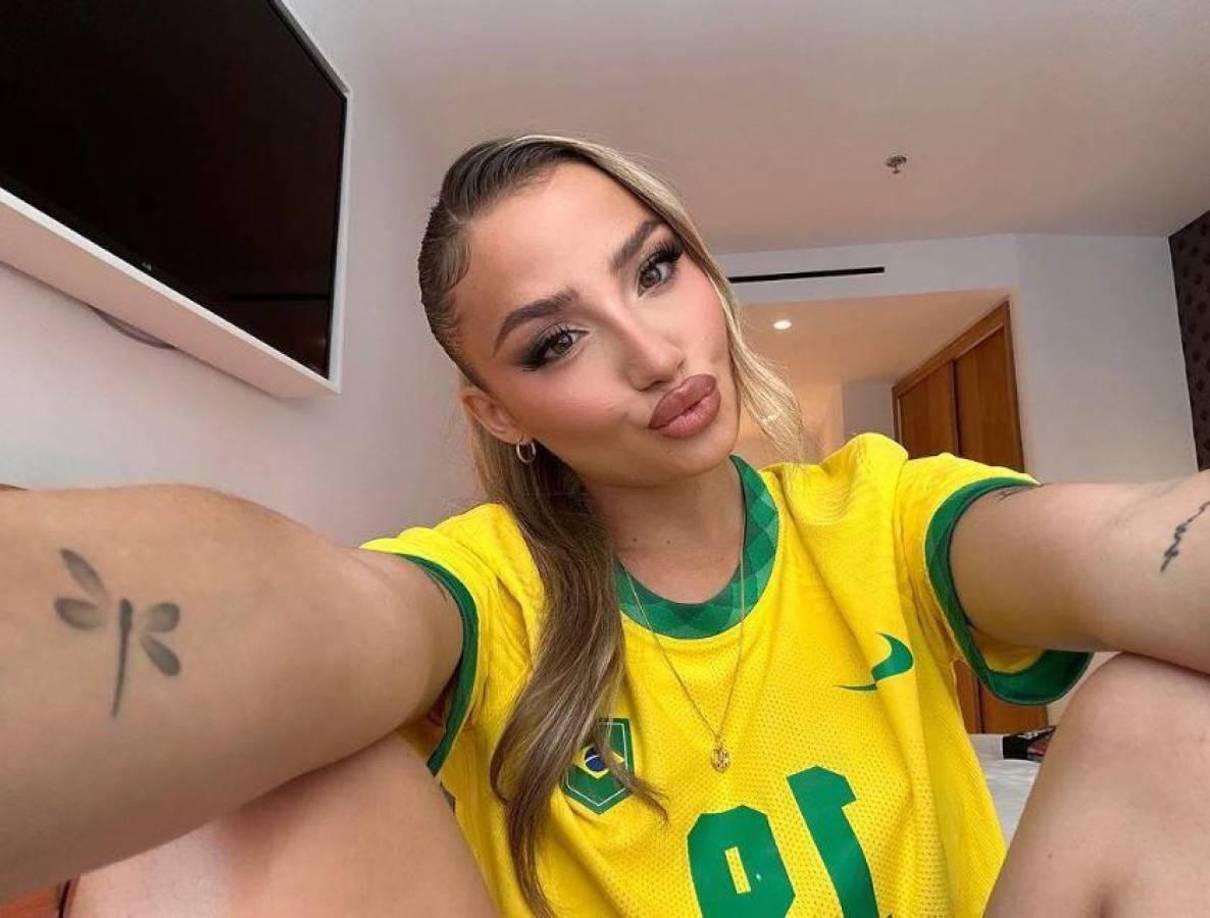 Sofía hizo saltar los rumores porque posó con la camisa de Brasil que Reinier usó en los Juegos Olímpicos.