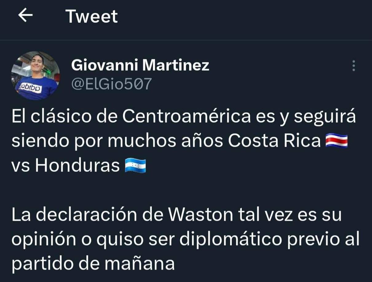 Un sector de la prensa tica sostiene que el clásico de Centroamérica es el Costa Rica vs Honduras y no ante Panamá.