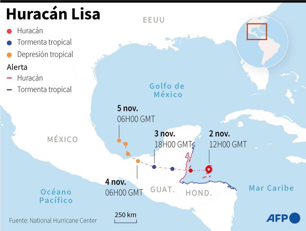 El huracán Lisa destruye residencias y deja grandes inundaciones a su paso sobre Belice