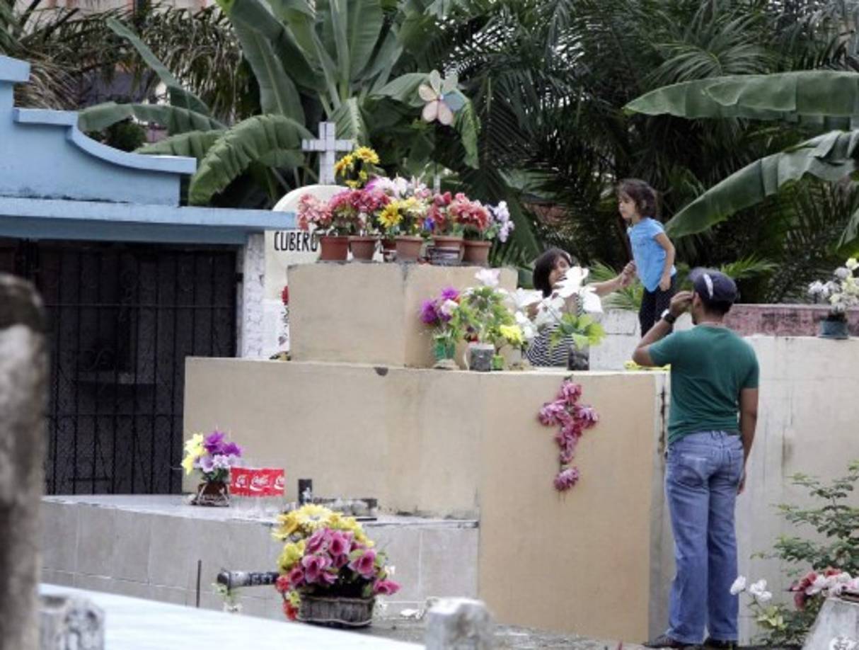 Los más pequeños también hicieron parte de la tradición en el Día de los Muertos.