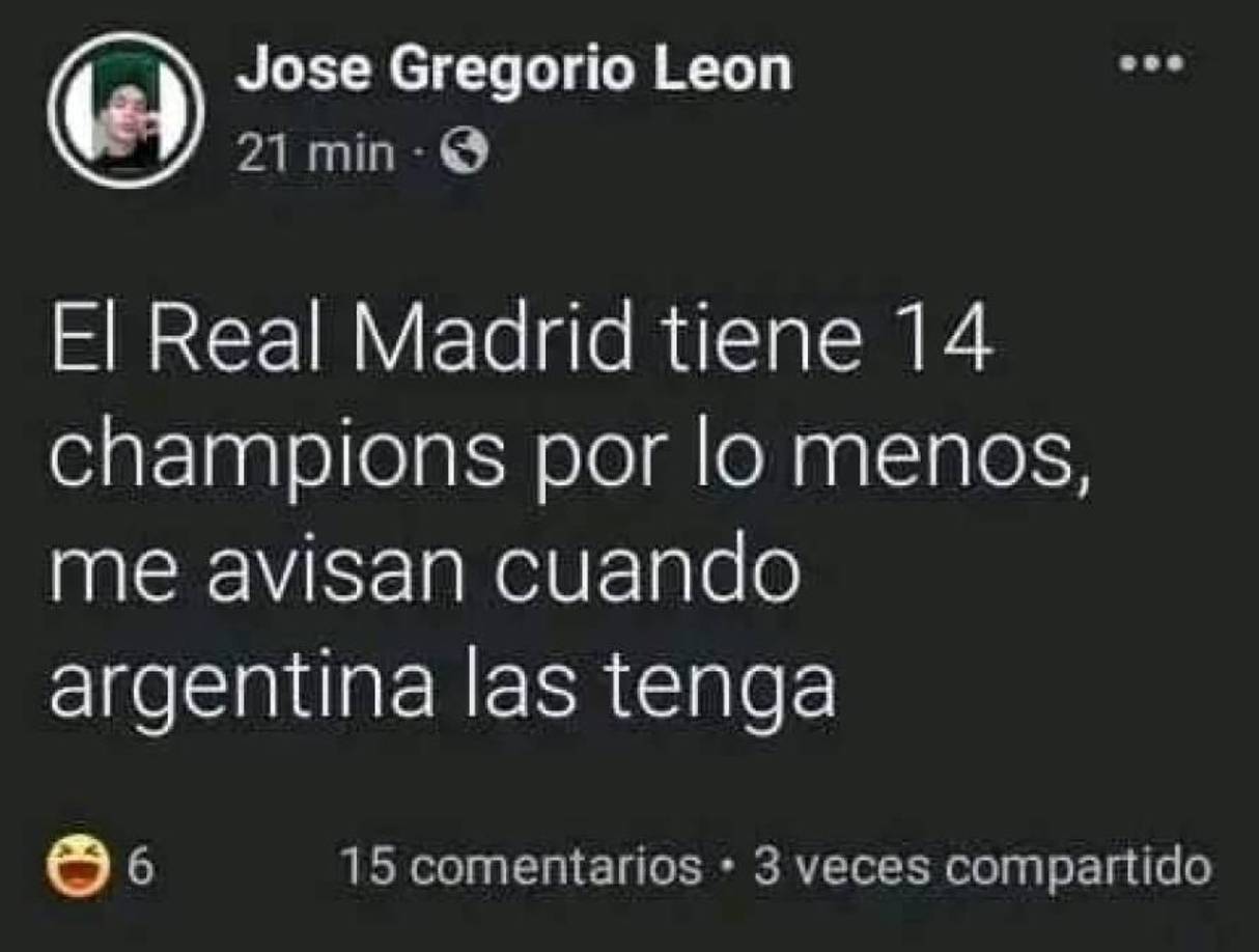 Burlas: Memes destrozan a madridistas por triunfo de Argentina