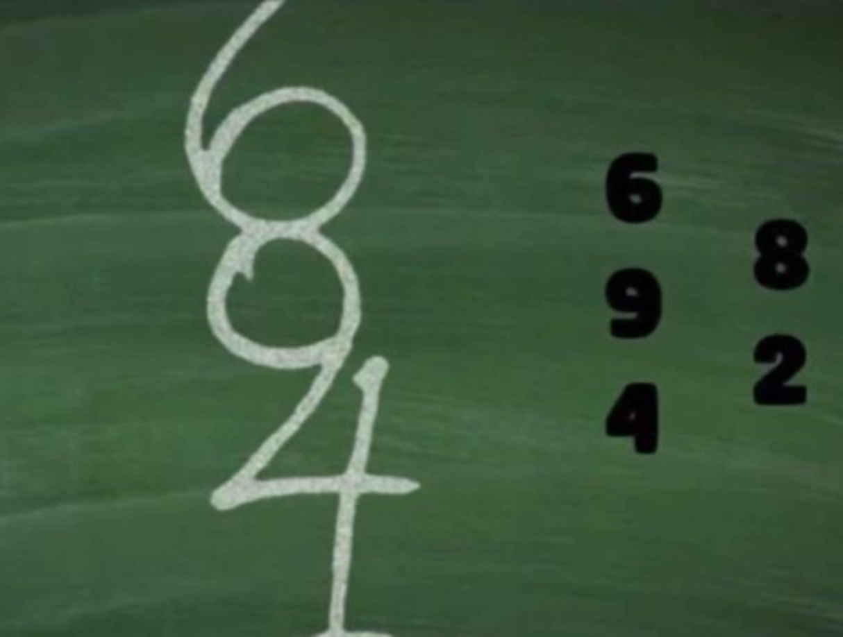 6,9,4,8 y 2: Si lograste ver estos números, tu nivel de listeza para resolver los acertijos es bastante alto, te gustan los retos y sobre todo eres una persona bastante observadora.