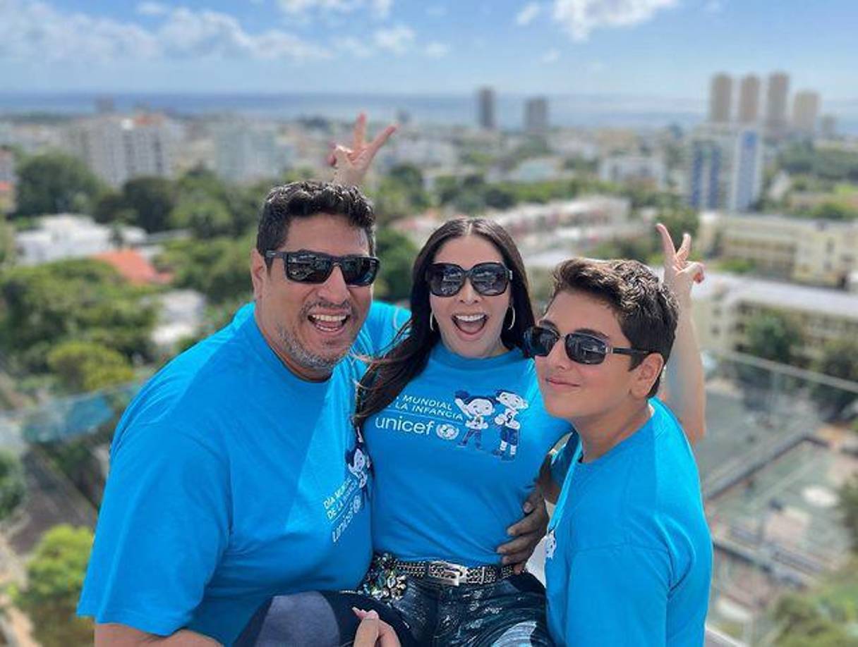 El sueño de esta hermosa actriz es que su hijo sea un hombre de bien y que su familia siempre esté unida.