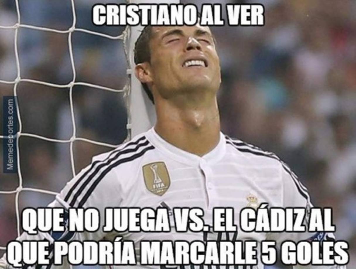Cristiano no puede más.