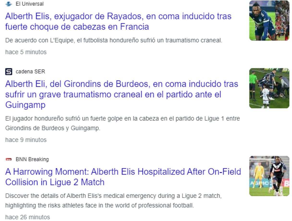 Alberth Elis es tendencia y muchos medios internacionales han hecho noticia de su incidente.