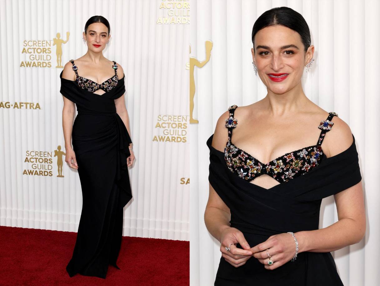  Jenny Slate dazzled, de Zuhair Murad. 