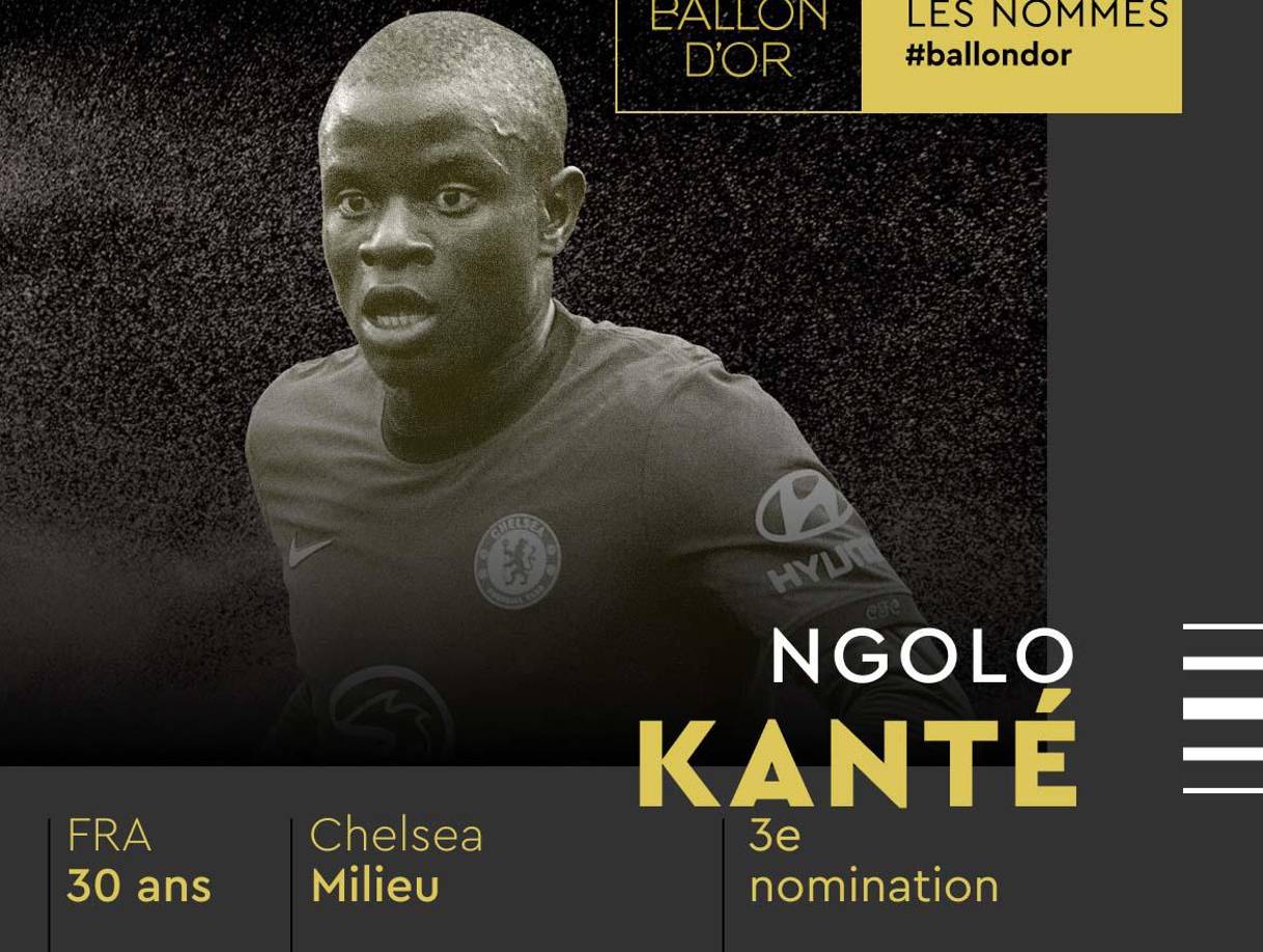 Ngolo Kanté: Centrocampista francés del Chelsea.