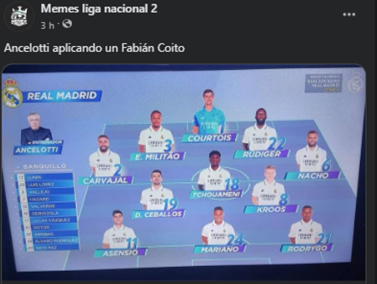 Real Madrid es víctima de memes tras caer ante Real Sociedad