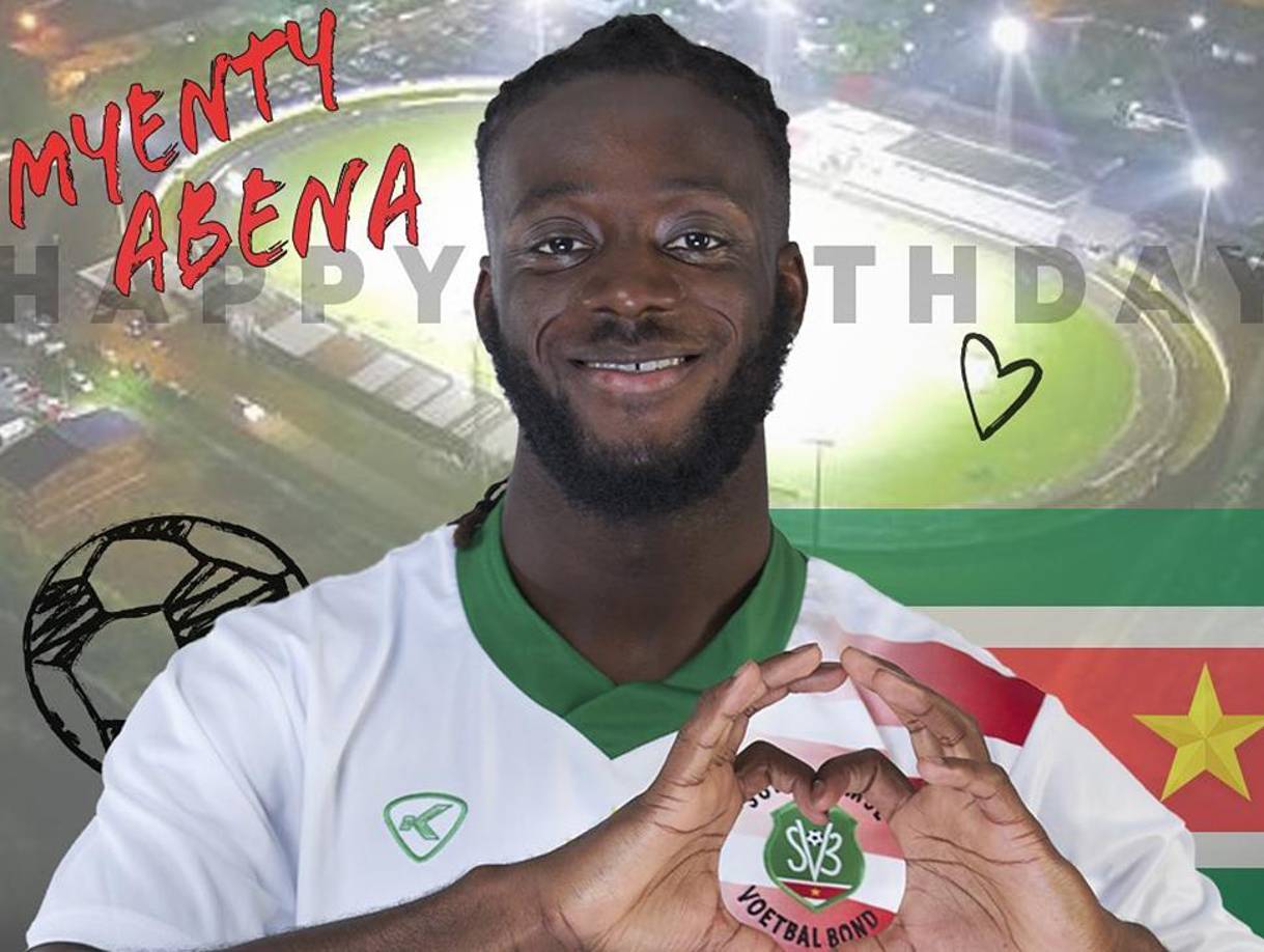Myenty Abena: Defensor de la selección de Surinam.