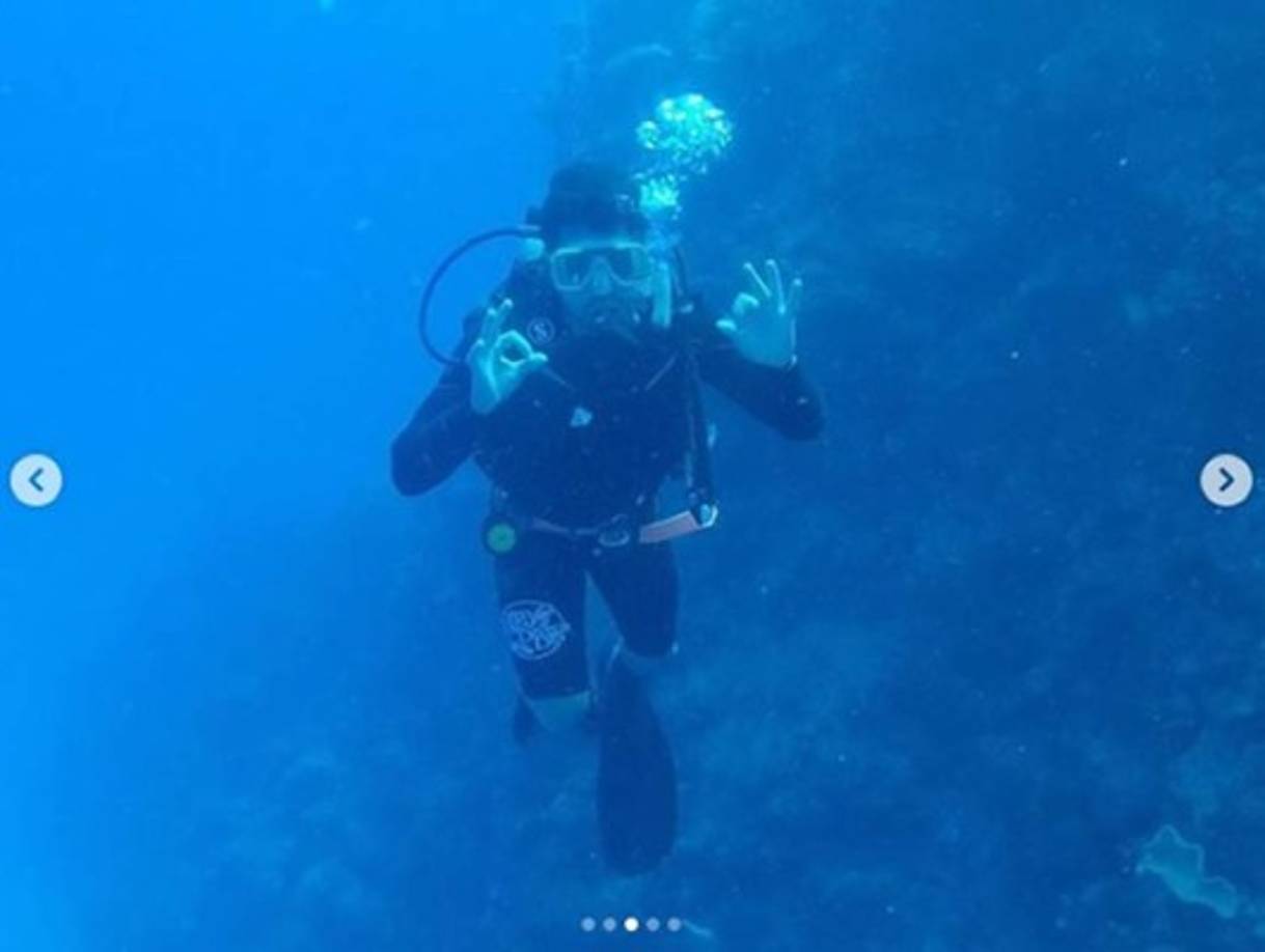 El buceo es otra de las actividades preferidas del hondureño.
