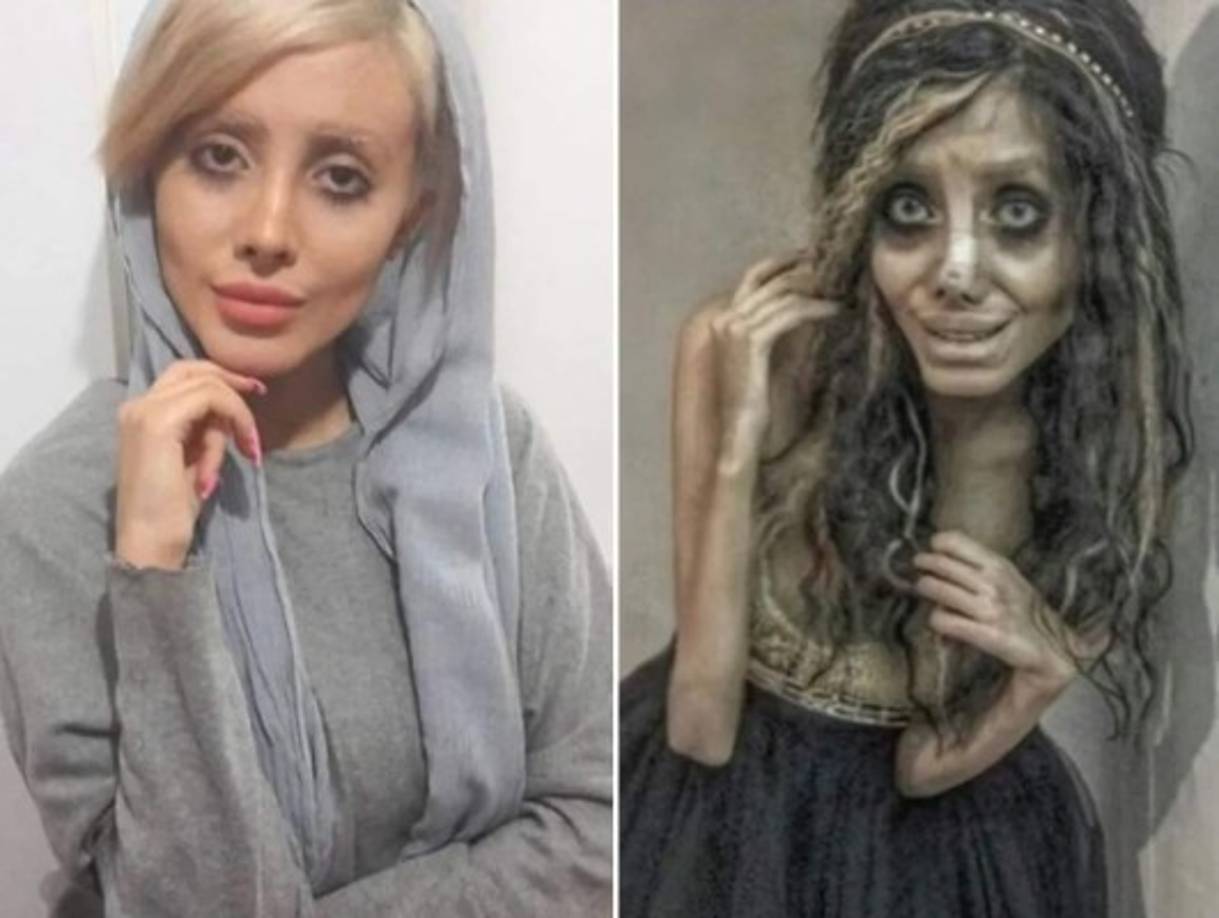 Sahar Tabar también explicó que el objetivo de sus cirugías no era tener un aspecto similar al de Angelina Jolie, sino parecerse al personaje femenino de la película El cadáver de la novia, de Tim Burton. TE PUEDE INTERESAR: <a href='https://www.laprensa.hn/fotogalerias/farandula/1372297-411/ester-exposito-espa%C3%B1ola-mas-seguida-instagram-georgina' style='color:red;text-decoration:underline' target='_blank'>Cómo Ester Expósito se convirtió en la española más seguida en Instagram</a>