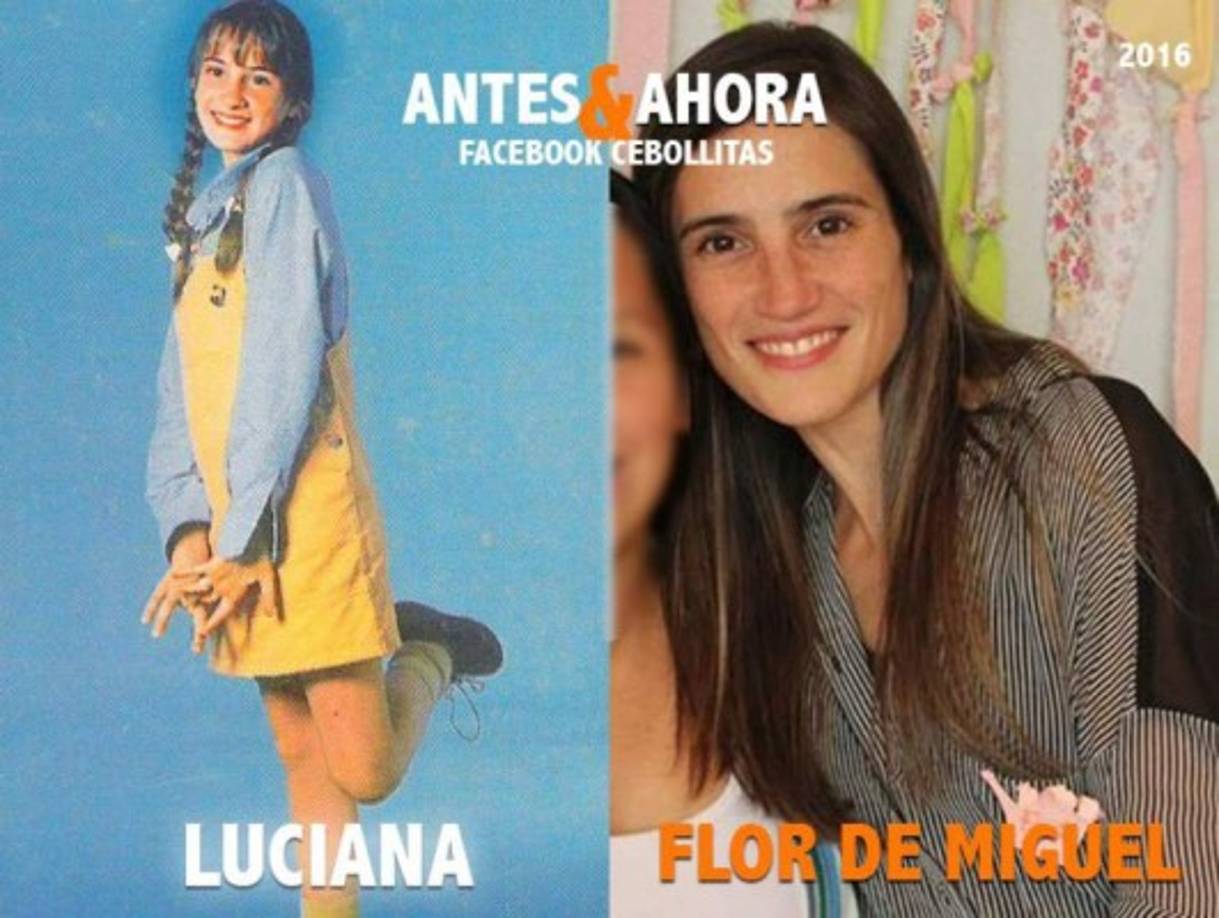 Luciana (Flor de Miguel) fue una de las que se retiró 100% de la televisión. No se tienen muchos antecedentes solo que es madre de un niño.