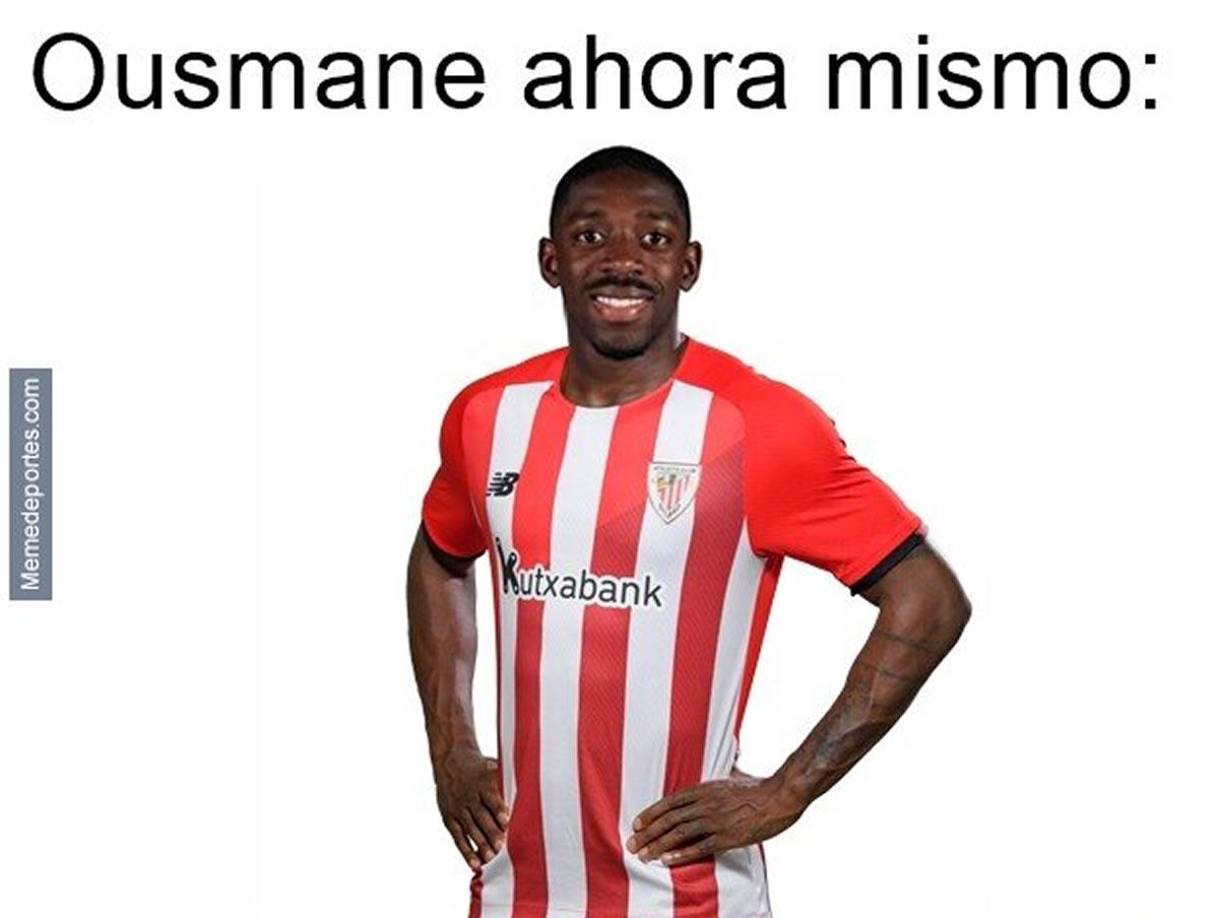Los memes de la eliminación del Barcelona en la Copa del Rey con Dembélé y Xavi protagonistas