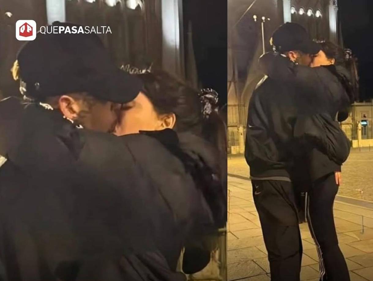 Semanas atrás, había crecido el rumor de la relación de Wanda Nara con L-Gante tras filtrarse esta fotografía en la que aparecen besándose.