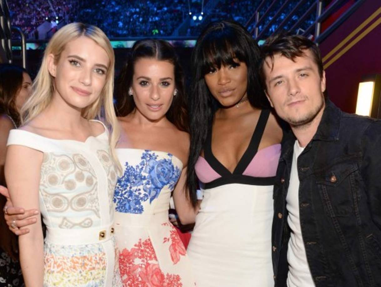 Emma Roberts, Lea Michele, Keke Palmer y Josh Hutcherson.
