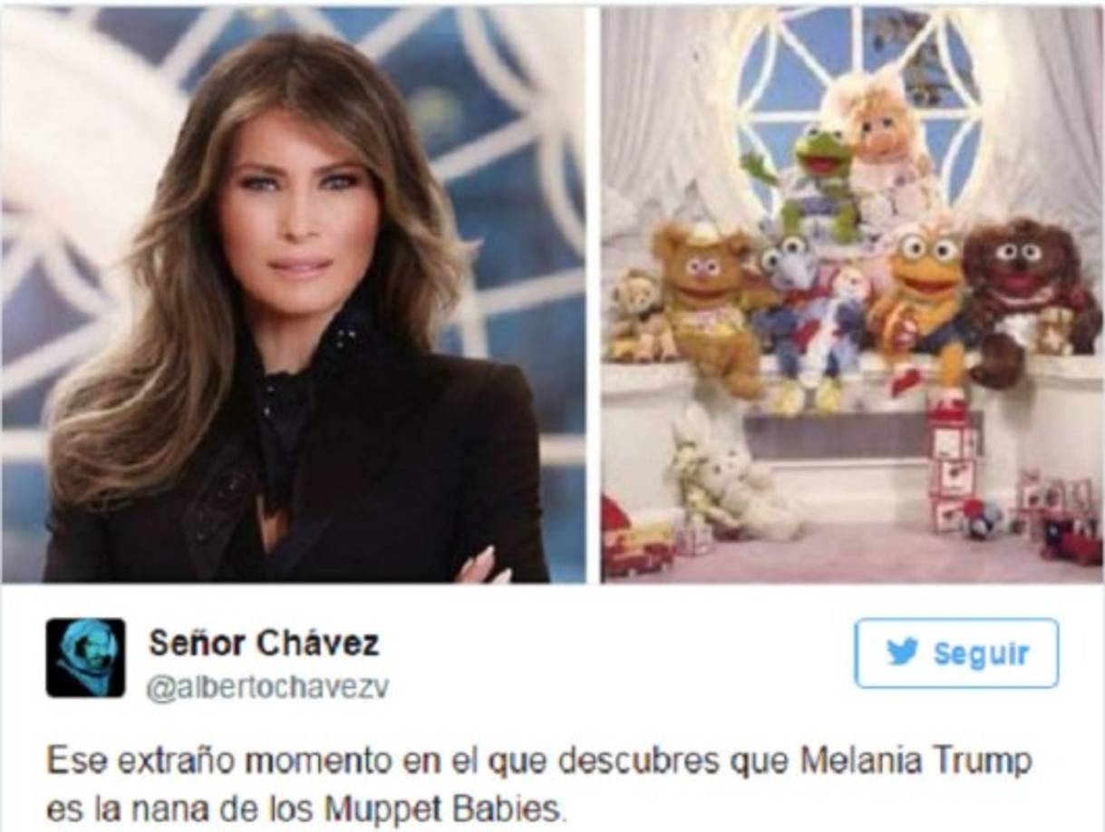 El comunicado de la Casa Blanca dice que la instantánea fue tomada en la Casa Blanca, 'la nueva residencia de la familia Trump'. Sin embargo, muchos usuarios recordaron que Melania vive en Nueva York junto a su hijo Barron.
