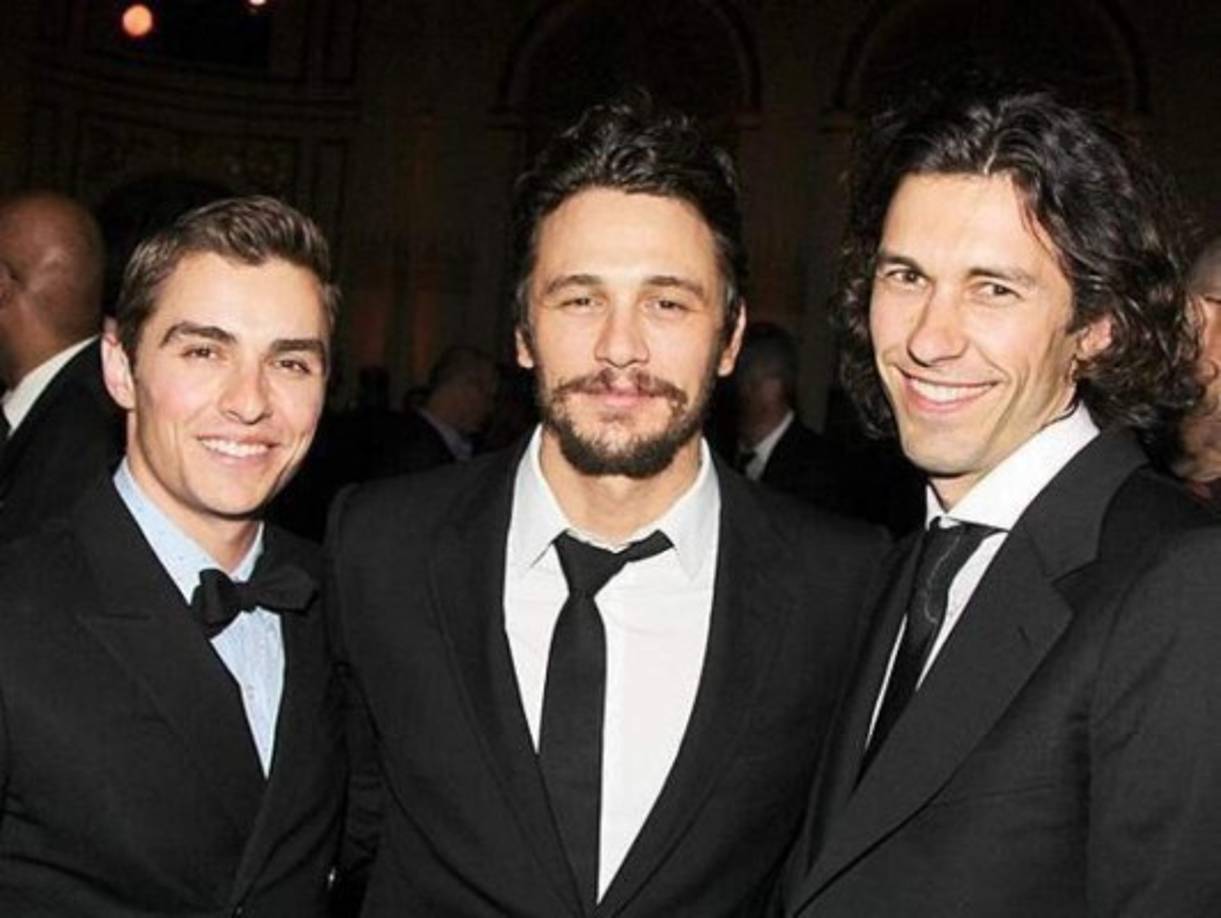 Los hermanos Franco: James (c), Dave (i) y (el no tan conocido) Tom.<br/>