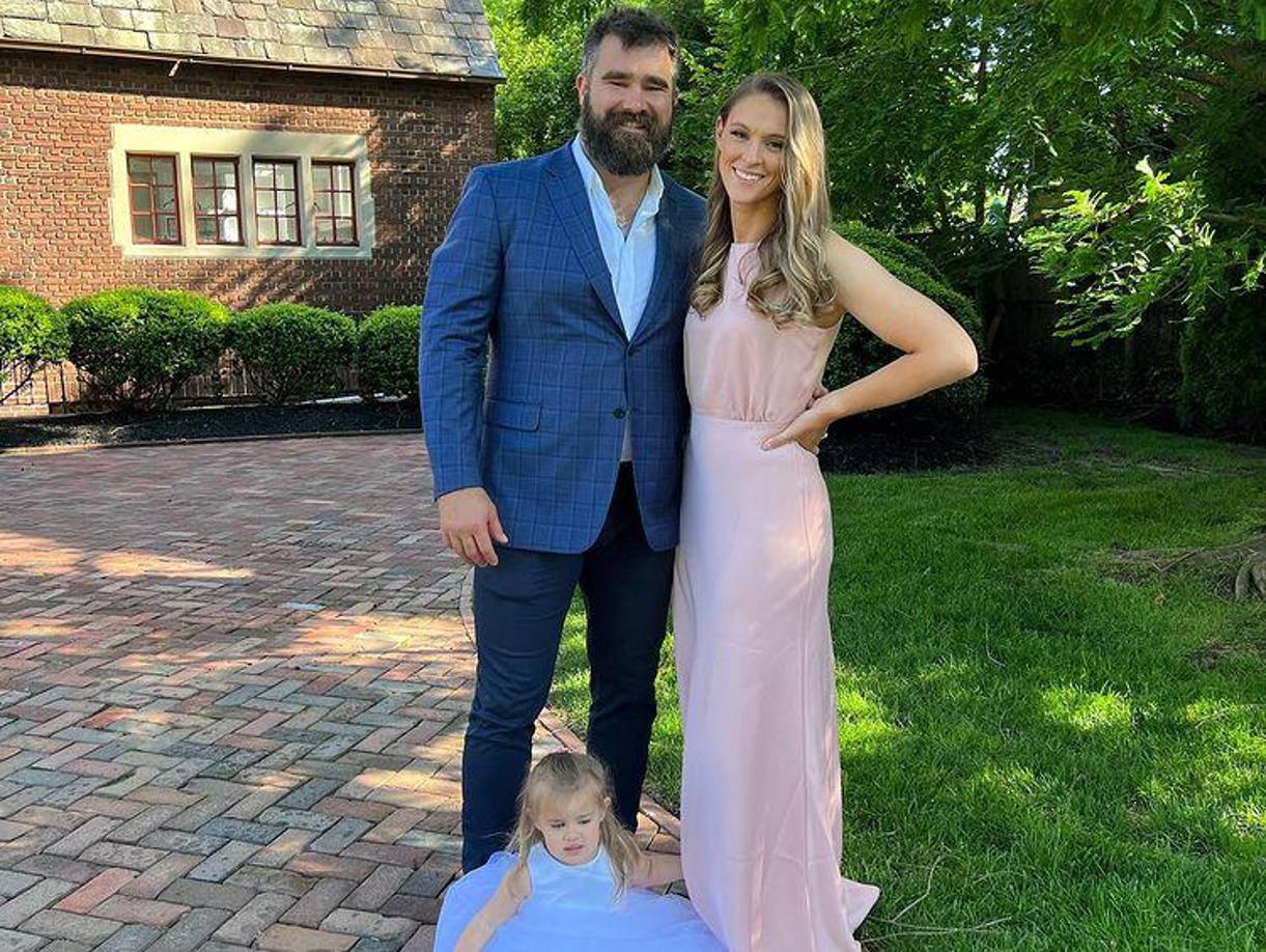 Kylie McDevitt es la bella esposa de Jason Kelce del Philadelphia Eagles.