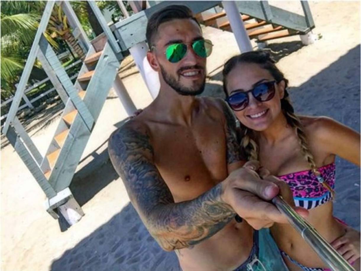 Ella es Cristina Andrade, una hermosa venezolana que le robó el corazón al futbolista argentino del Real España, Luciano Ursino.