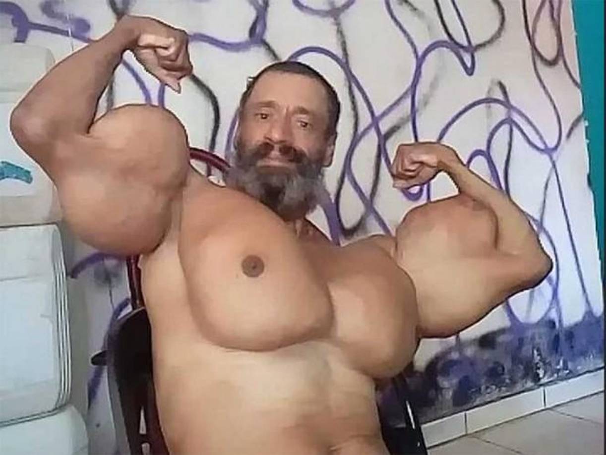 Segato decía que aspiraba a ser cada vez más como Arnold Schwarzenegger o personajes ficticios como Hulk.