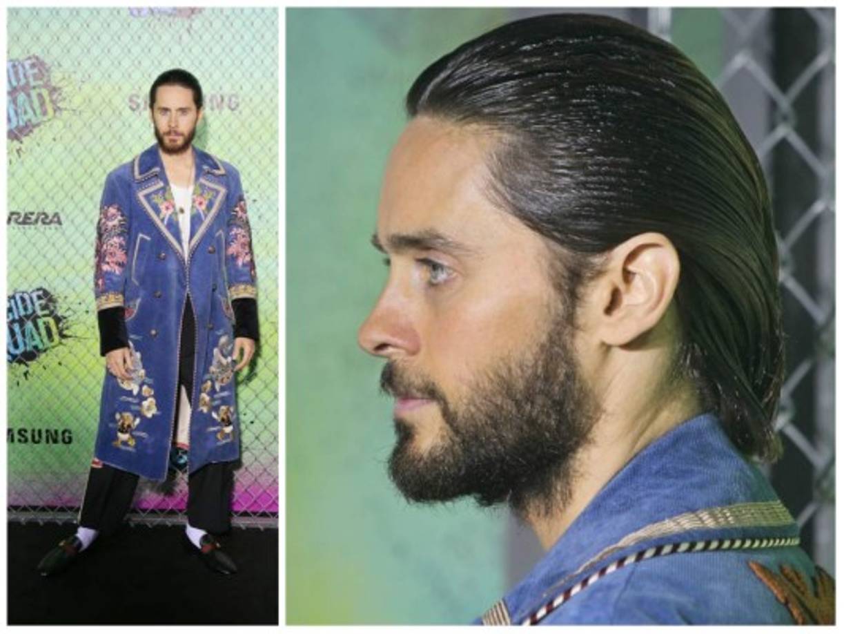 Jared Leto en un diseño exclusivo de Gucci.