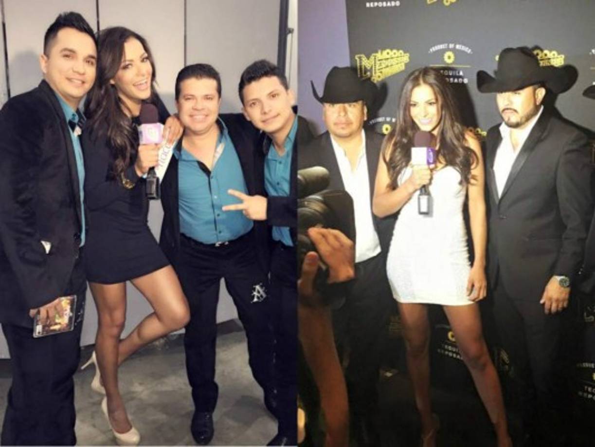 Nathalia también se encarga de entrevistar a las diferentes bandas y artistas que le asigna la producción.