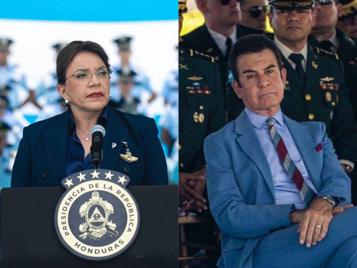 La presidenta hondureña, Xiomara Castro, participó el viernes en el 92 aniversario de la Fuerza Aérea de Honduras (FAH) y, muy cerca de ella, se observó al actual designado presidencial, Salvador Nasralla. 