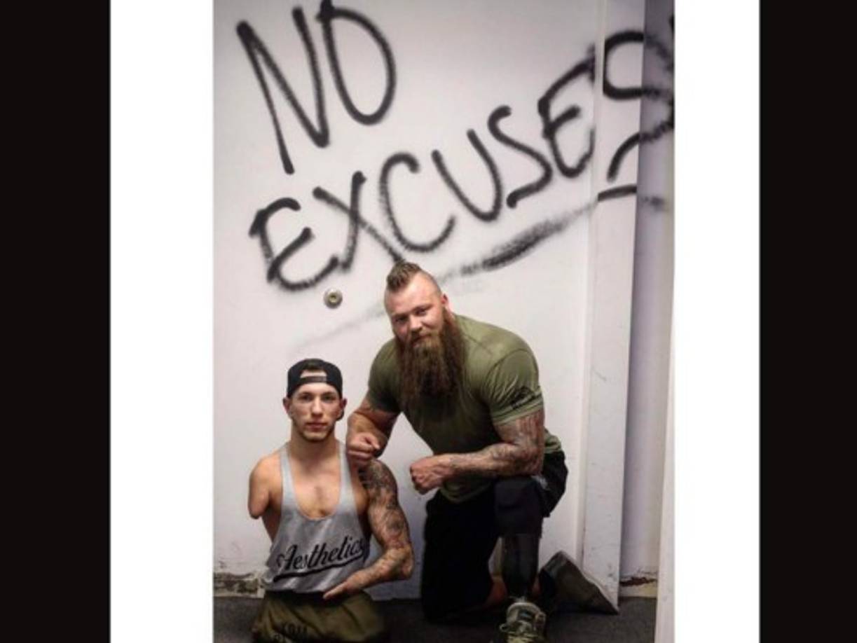 Su físico no le impide buscar sus sueños.