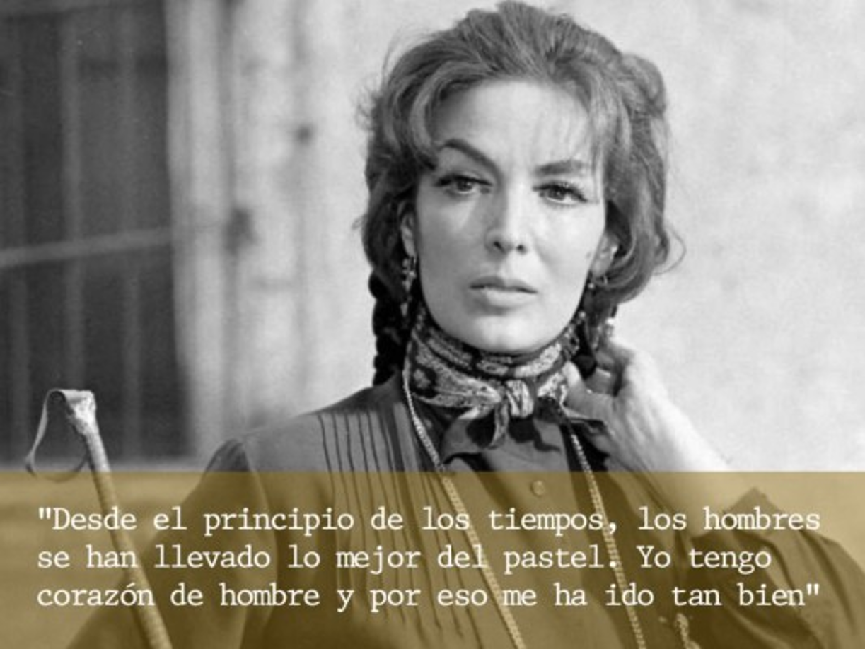 Con su actitud arrogante y rebelde, María Félix rompió todos los moldes de la mujer sumisa y sometida al macho mexicano de aquellos tiempos.