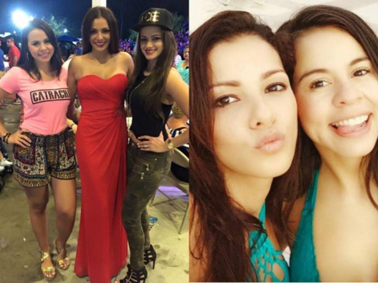 Nathalia Casco junto a sus amigas Ana Alvarado y Deejay Carolina.