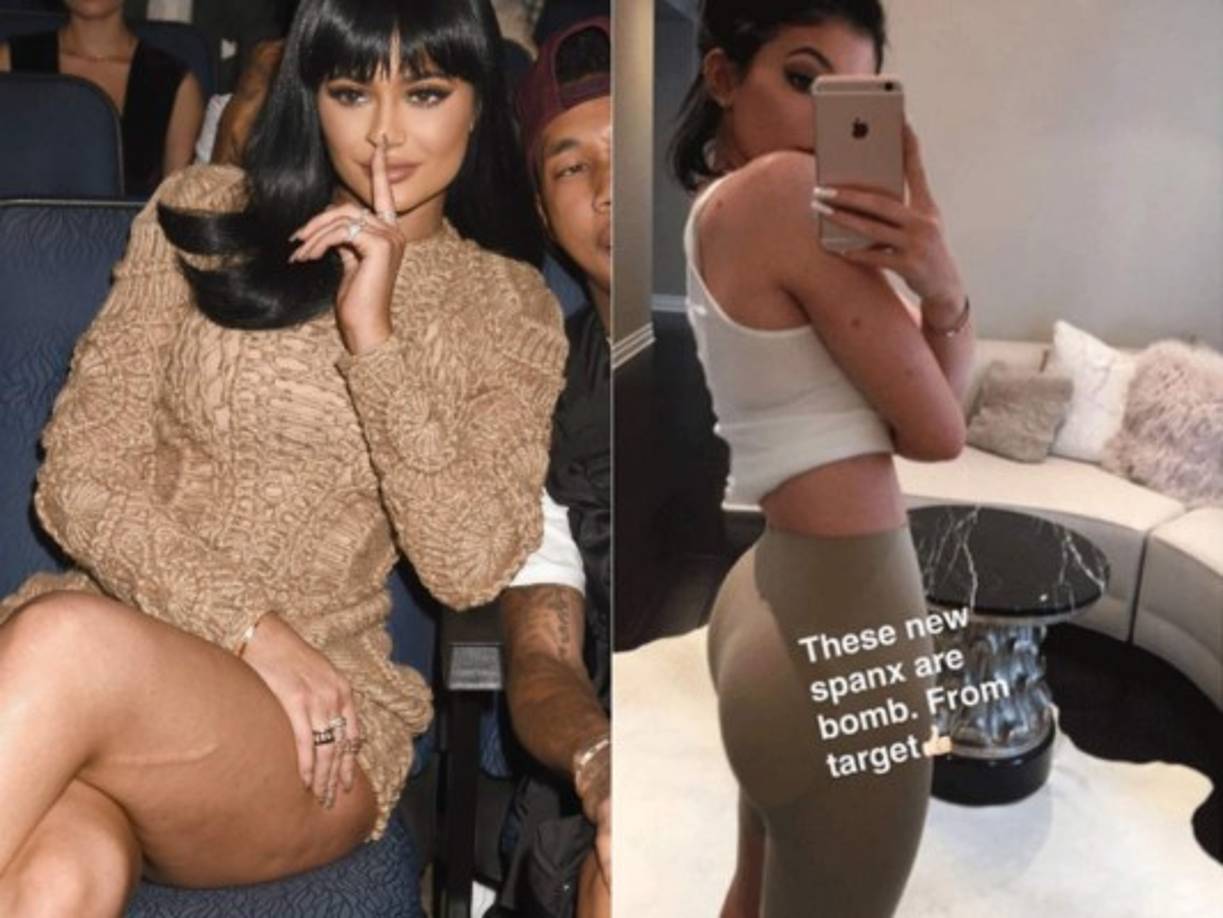 Pobre Kylie cada vez más sus secretos salen a luz. Primero la celulitis y luego las fajas para ocultar la piel de naranja.