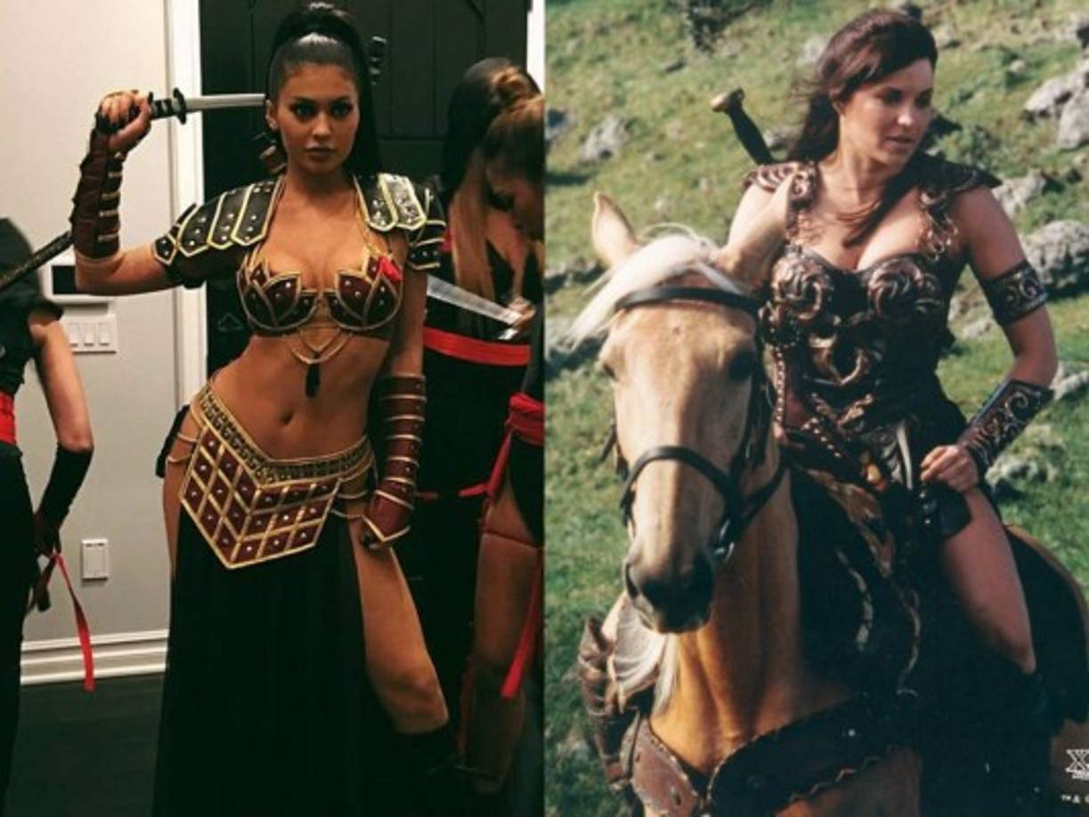 Kylie Jenner se disfrazó de Xena.