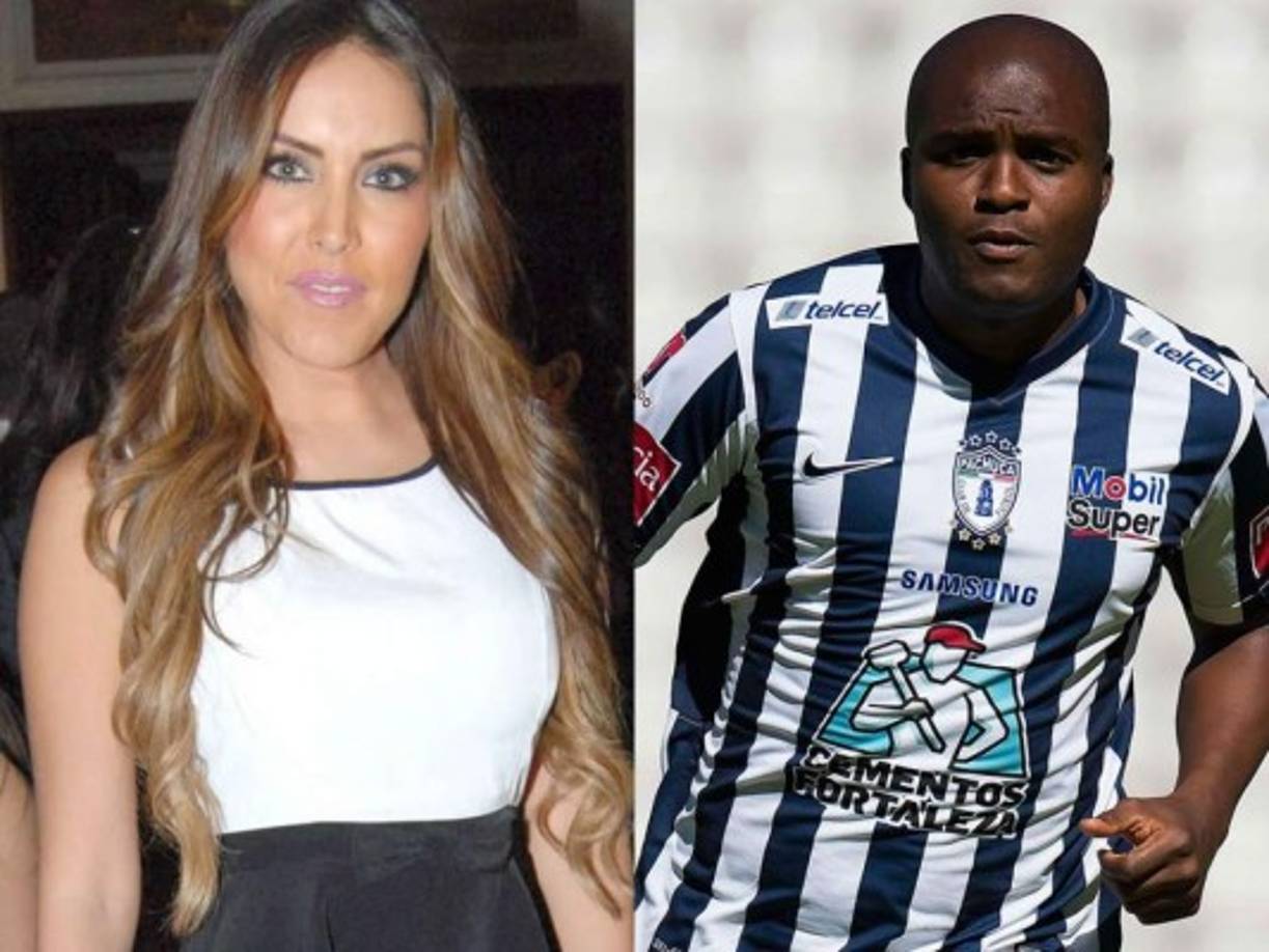 La actriz mexicana Karla Pineda fue amante del defensa colombiano Aquivaldo Mosquera, cuando jugaba en México, y tuvieron un hijo.