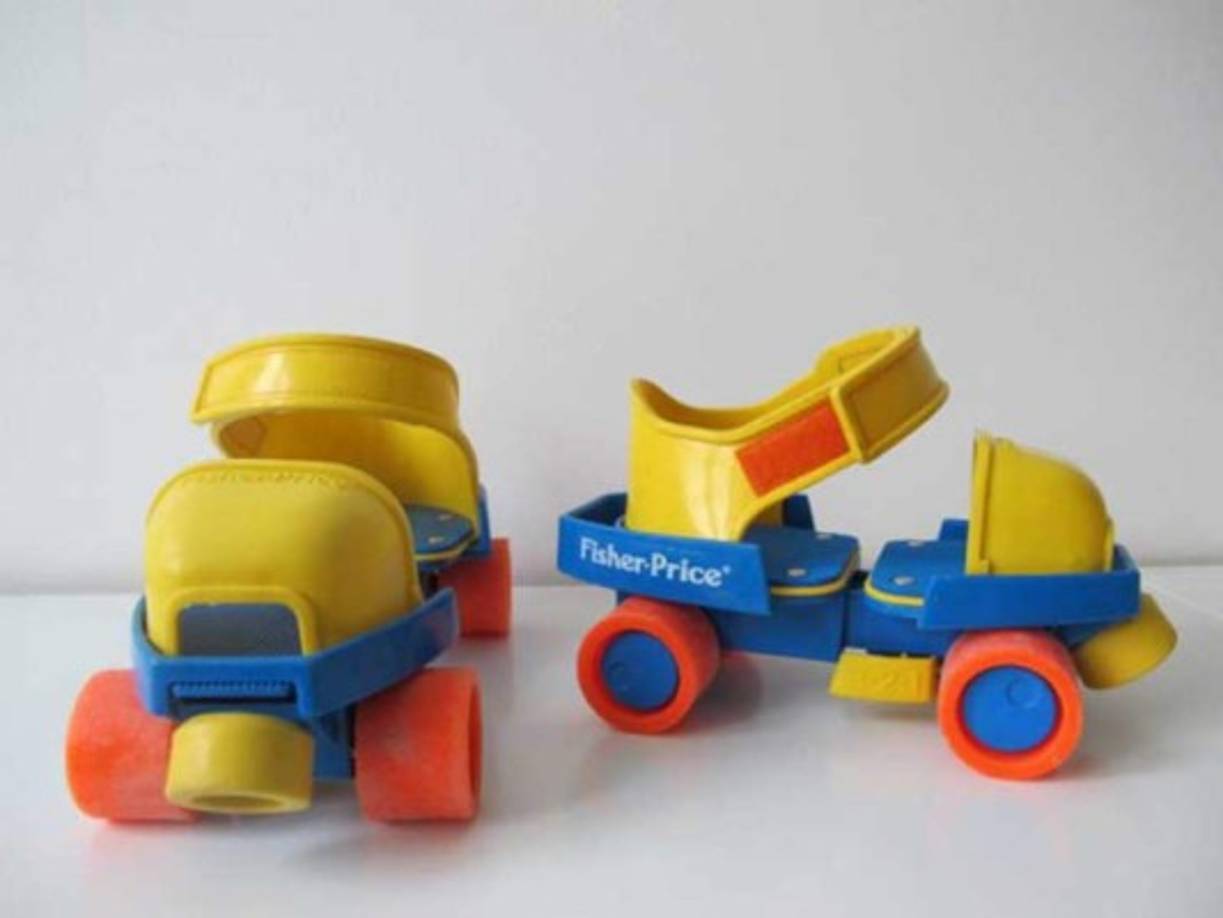 Los patines de Fisher Price eran uno de los juguetes preferidos.