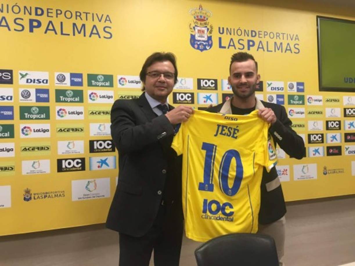 Las Palmas hace oficial la llegada del español Jesé Rodríguez, procedente del París Saint Germain. El exjugador del Real Madrid ya ha sido presentado.