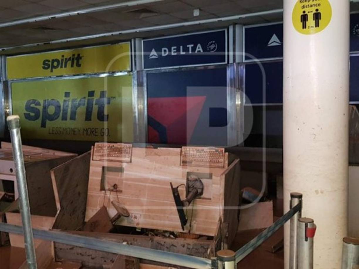 La Empresa Hondureña de Infraestructura y Servicios Aeroportuarios (Ehisa) informó mediante comunicado que están trabajando para habilitar el aeropuerto internacional Ramón Villeda Morales en el menor tiempo posible.