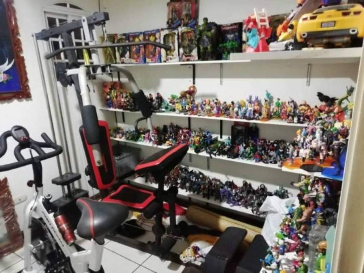 El ‘Cholo Huston’ tenía una colección de juguetes.